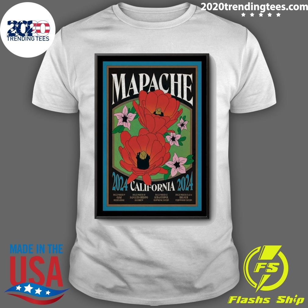 Nice Mapache California December 2024 Show T-shirt