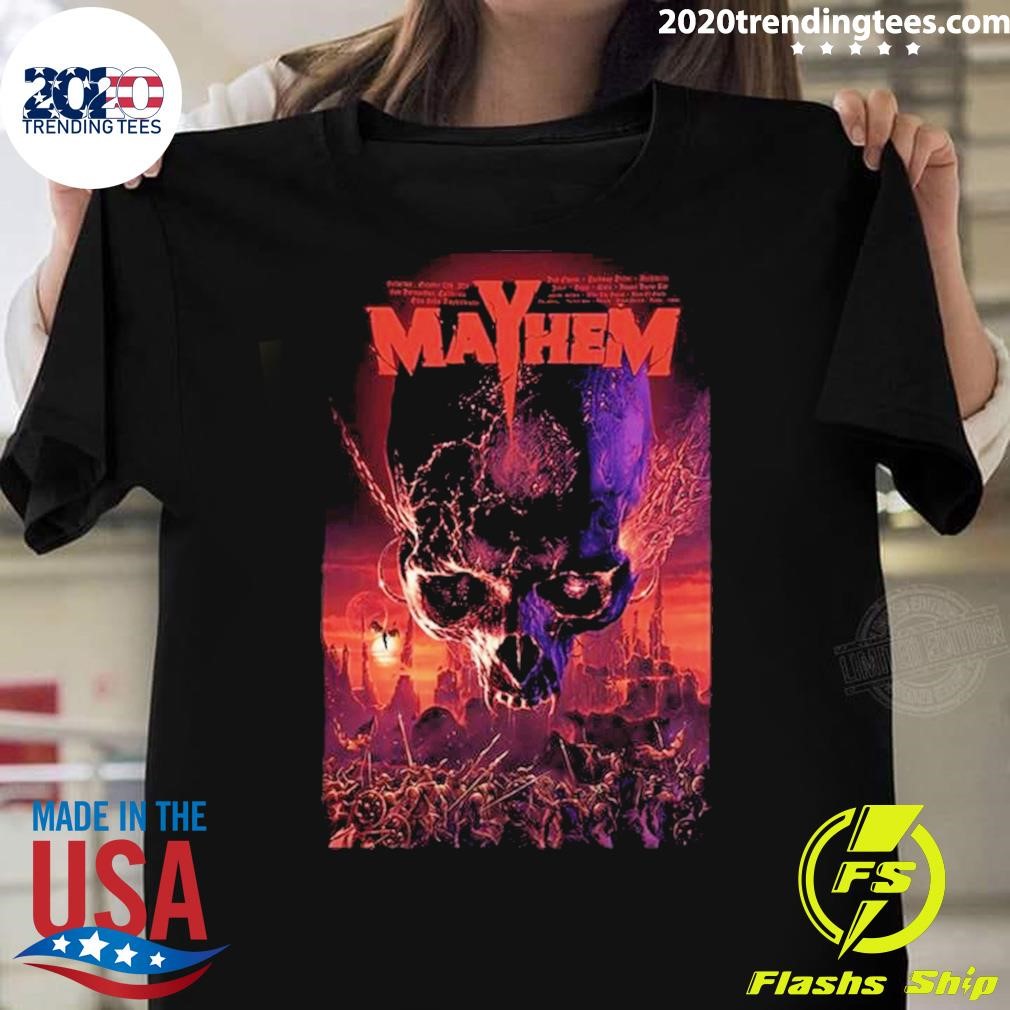 Nice Mayhem Festival October 12th 2024 In San Bernardino, Ca Poster T-shirt