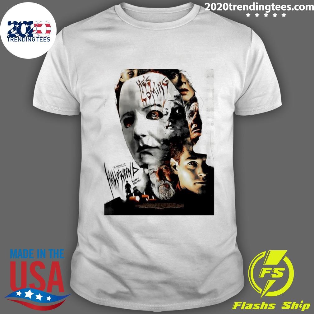 Nice Michael Myers He's Coming Halloween 2024 T-shirt