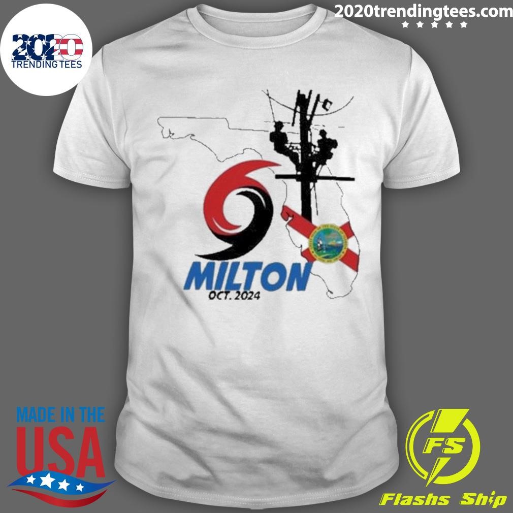 Nice Milton I Survived Hurricane 2024 T-shirt