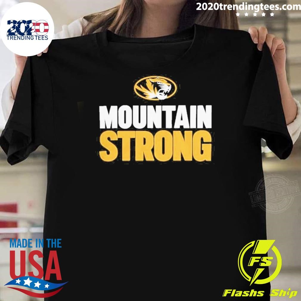 Nice Missouri Tigers Mountain Strong 2024 T-shirt