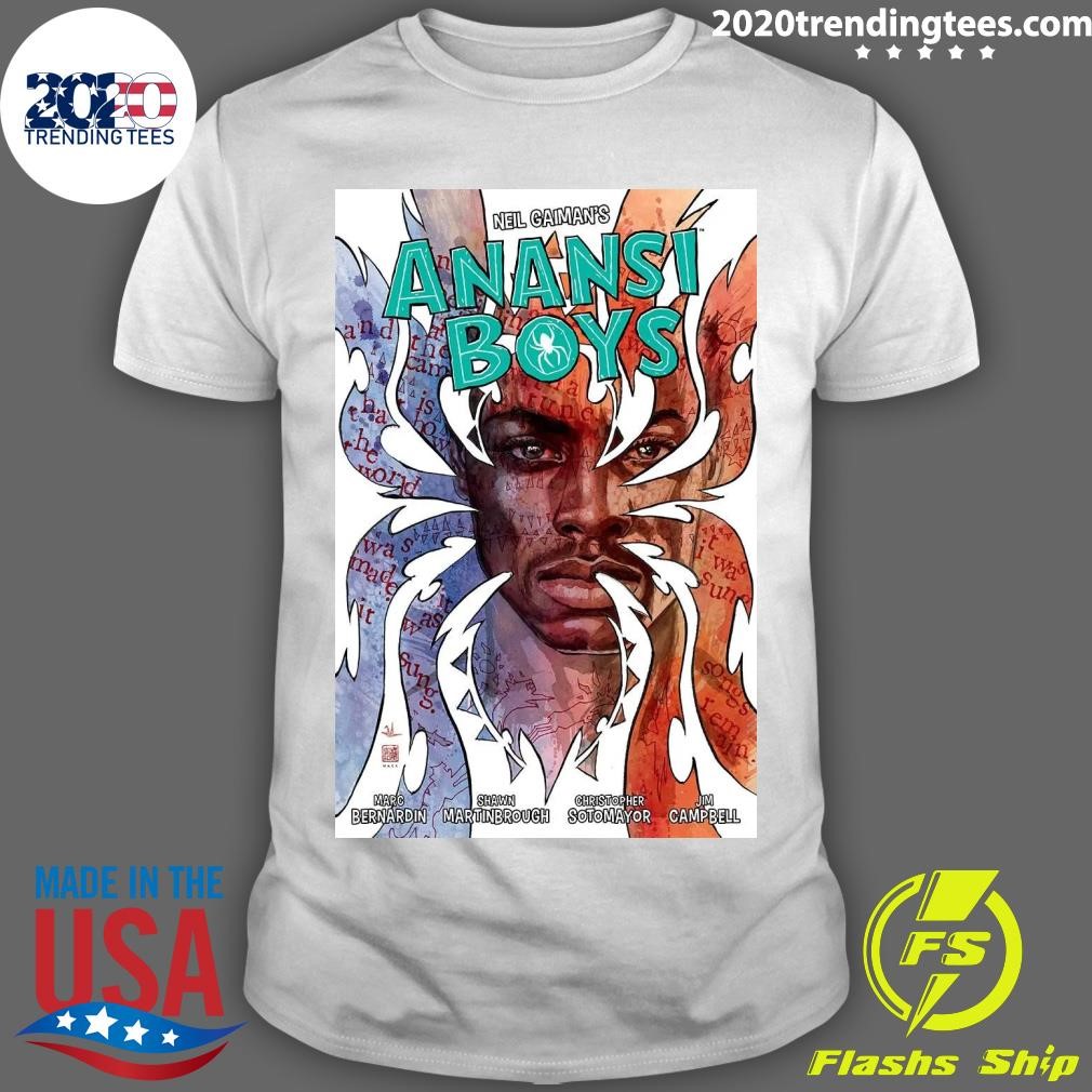 Nice Neil Gaiman's Anansi Boys Volume T-shirt