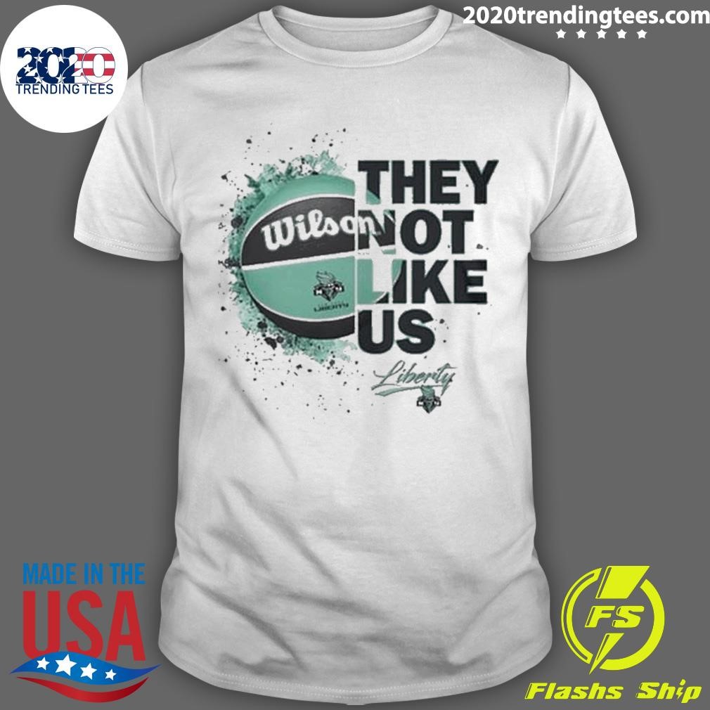 Nice New York Liberty Basketball Team Women They Not Like Us Liberty 2024 T-shirt