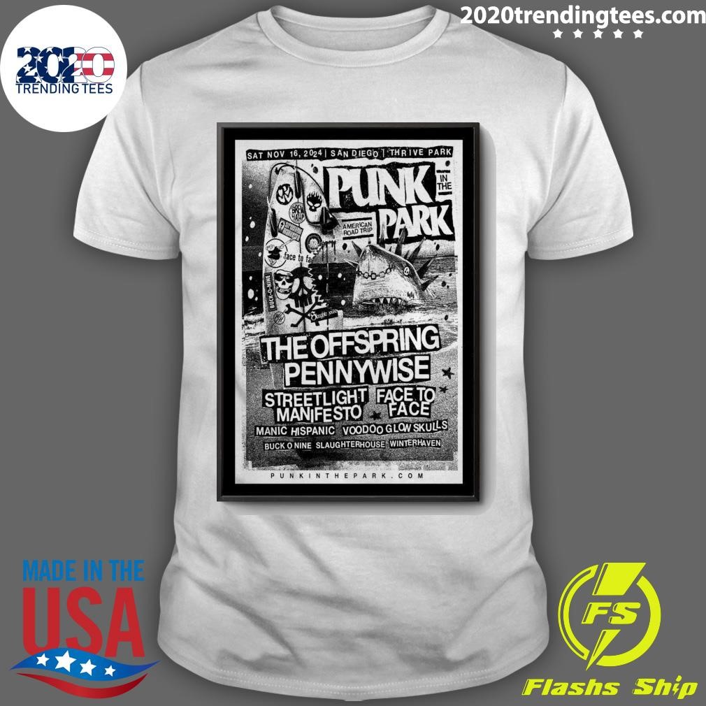 Nice Punk In The Park Nov 16 2024 San Diego CA T-shirt