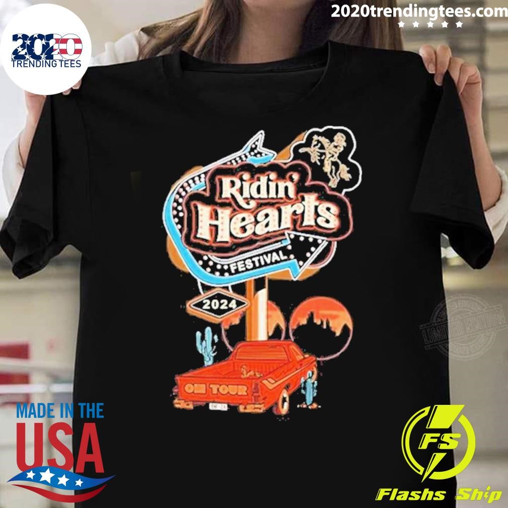 Nice Ridin Hearts Festival 2024 T-shirt