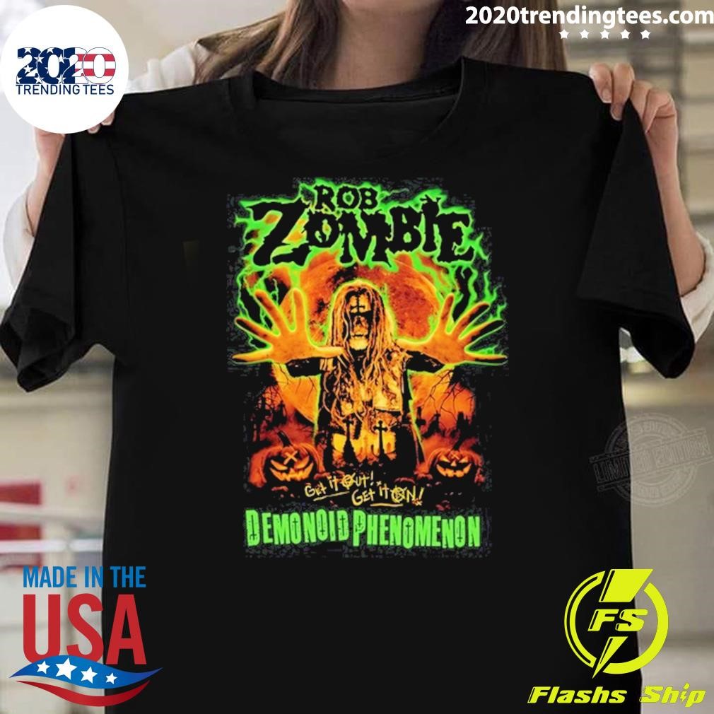 Nice Rob Zombie Demonoid Graveyard 2024 T-Shirt