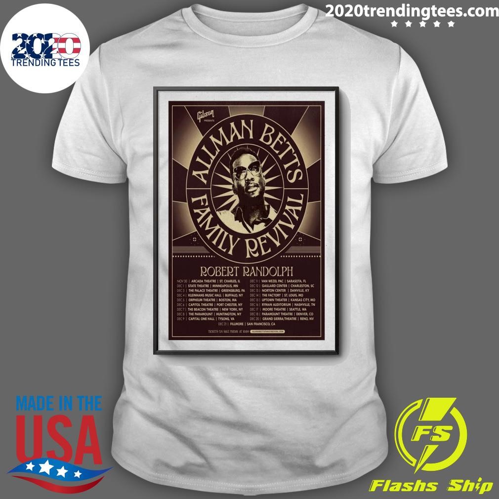 Nice Robert Randolph Allman Betts Family Revival Tour 2024 T-shirt