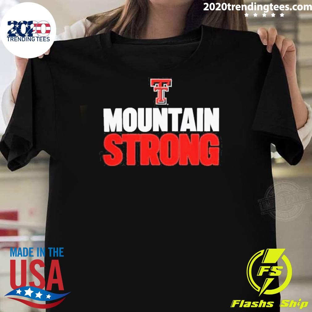 Nice Tech Red Raiders Mountain Strong 2024 T-shirt