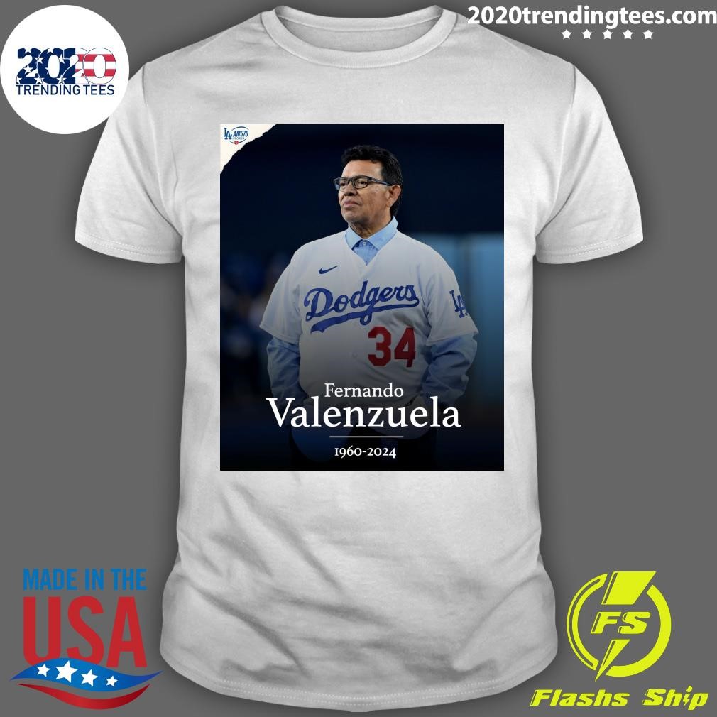 Nice The Great Fernando Valenzuela Has Died At The Age Of 63 1960-2024 T-shirt