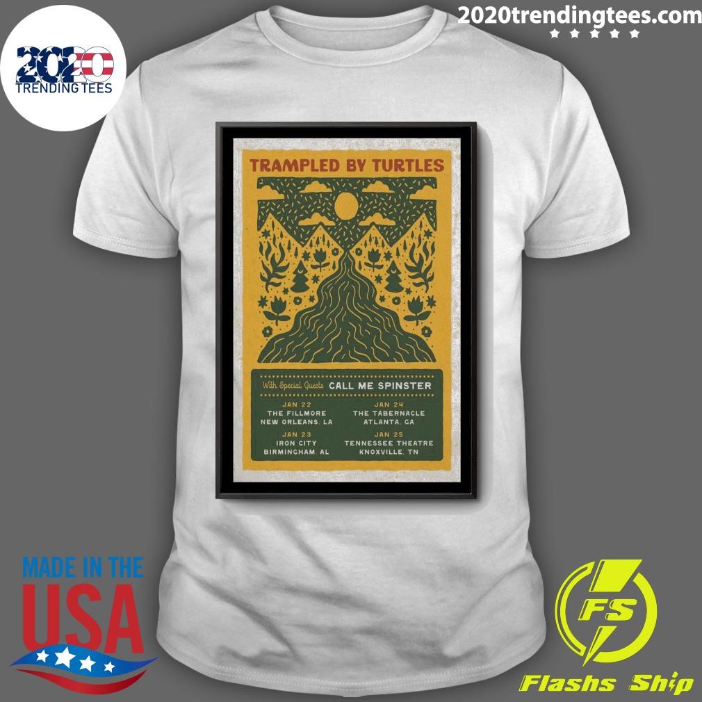 Nice Trampled By Turtles The Fillmore in New Orleans, LA Jan 22, 2024 T-shirt