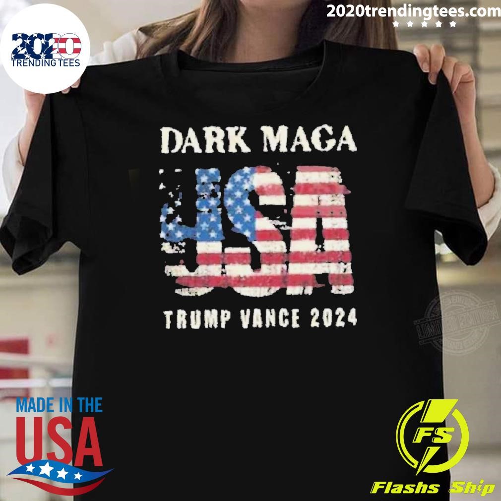 Nice Trump Vance Dark Maga Usa 2024 T-shirt