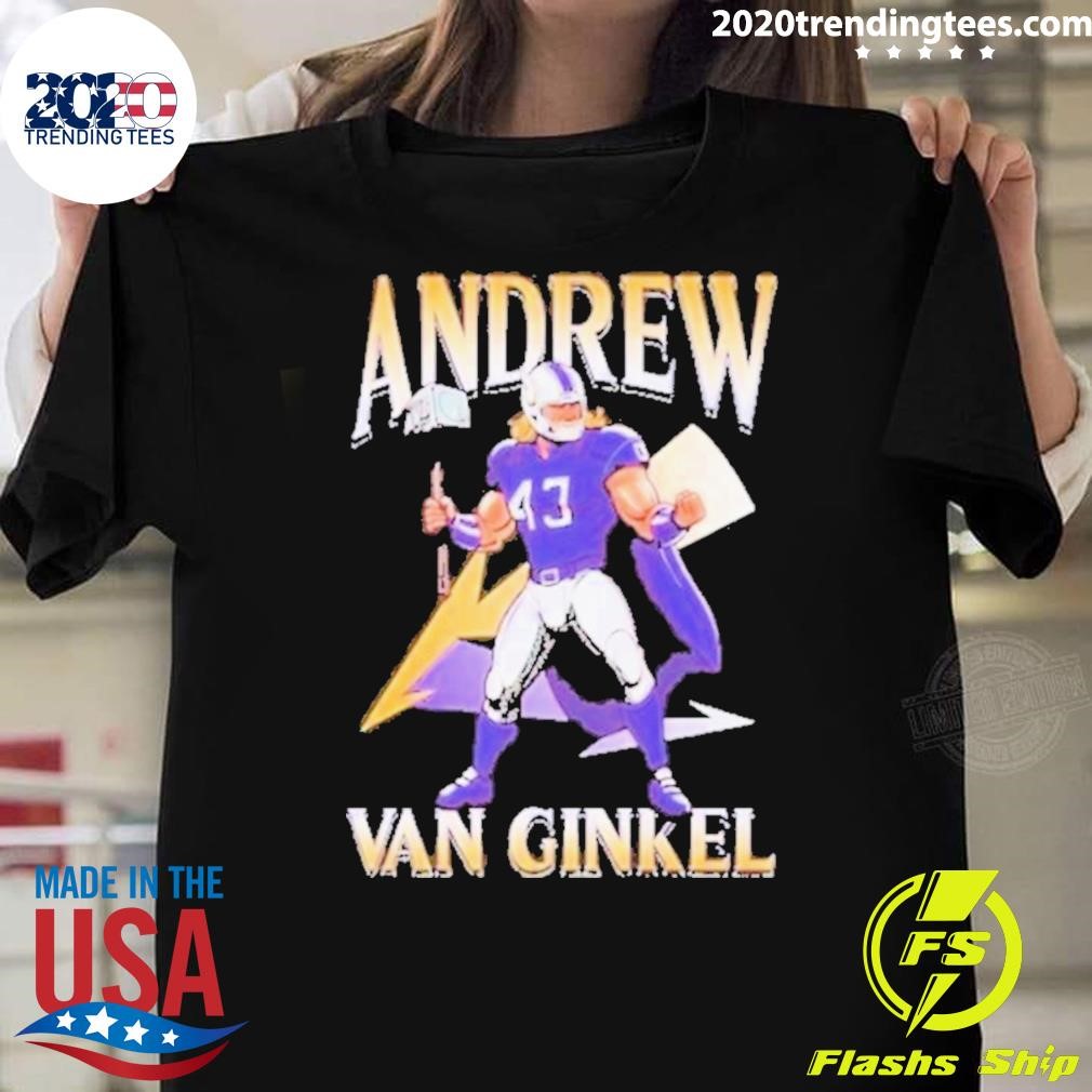 Nice Van Ginkel Minnesota Vikings Andrew 2024 T-shirt