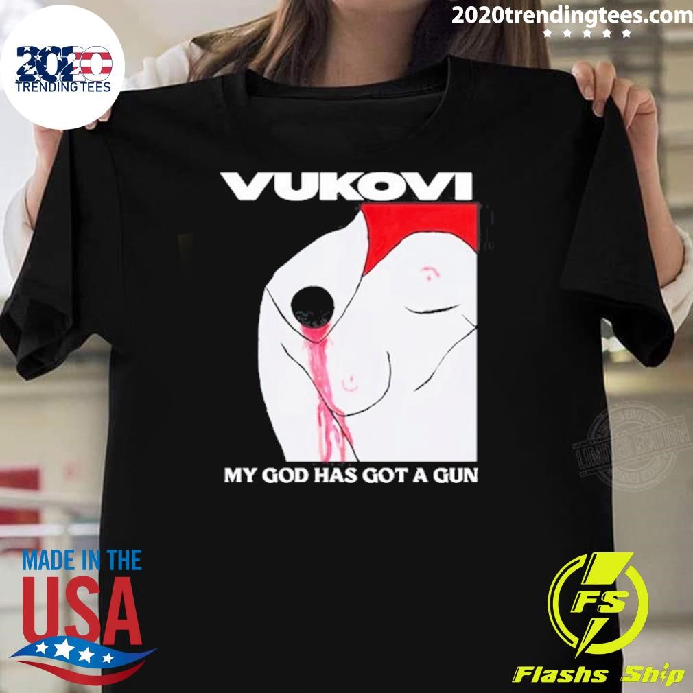 Nice Vukovi Mghgag My God Has Got A Gun 2024 T-shirt