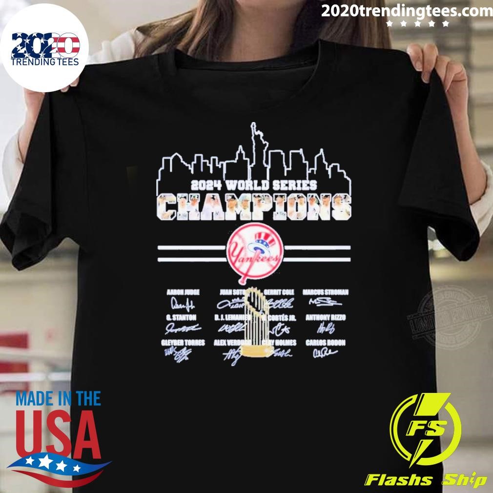 Official 2024 World Series Champion Yankees 2024 T-shirt