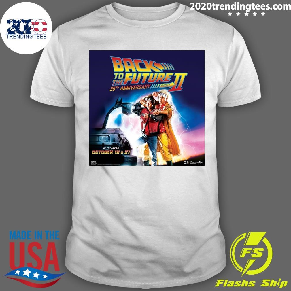 Official Back to the Future Part II 35th Anniversary T-shirt