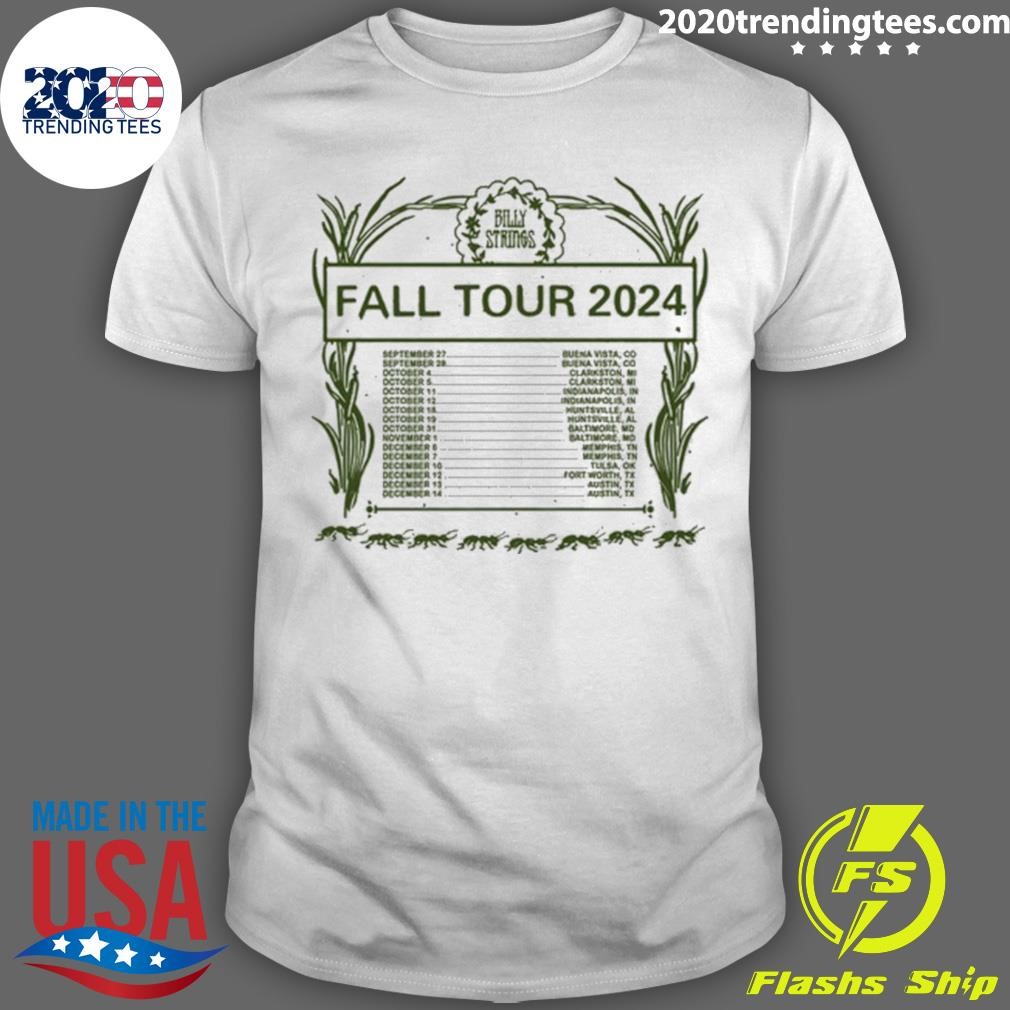 Official Billy Strings Fall Tour 2024 Limited Design T-shirt