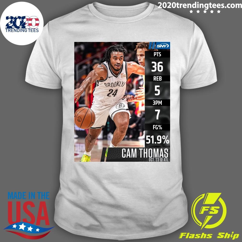 Official Cam Thomas Poured In The Points In The Season Opener T-shirt