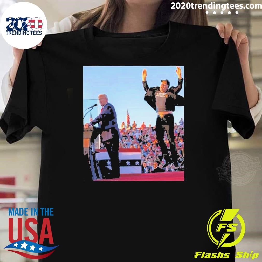 Official Elon Musk and Trump Rally 2024 T-Shirt