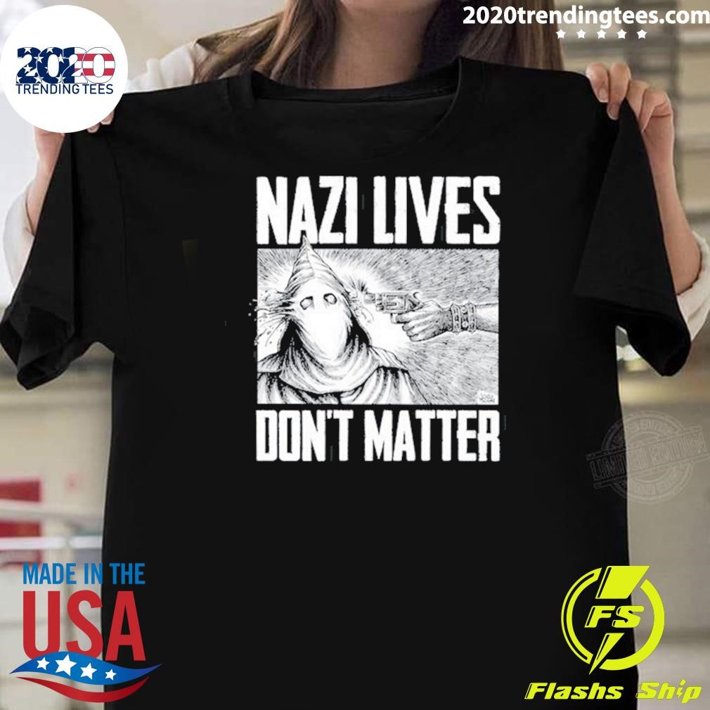 Official Free Palestine Nazi Lives Don't Matter Diablo Macabre Tee T-shirt