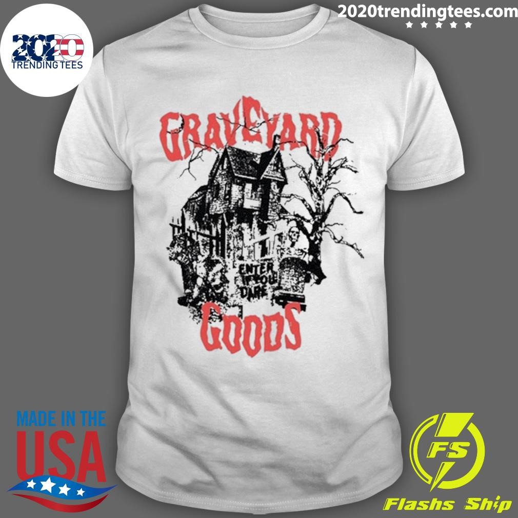 Official Graveyard Goods Store A Dark Damp House T-shirt