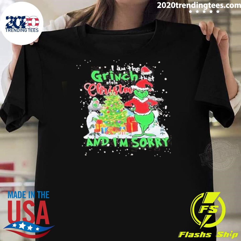 Official I Am The Grinch That Stole Christmas And I’m Sorry 2024 T-shirt