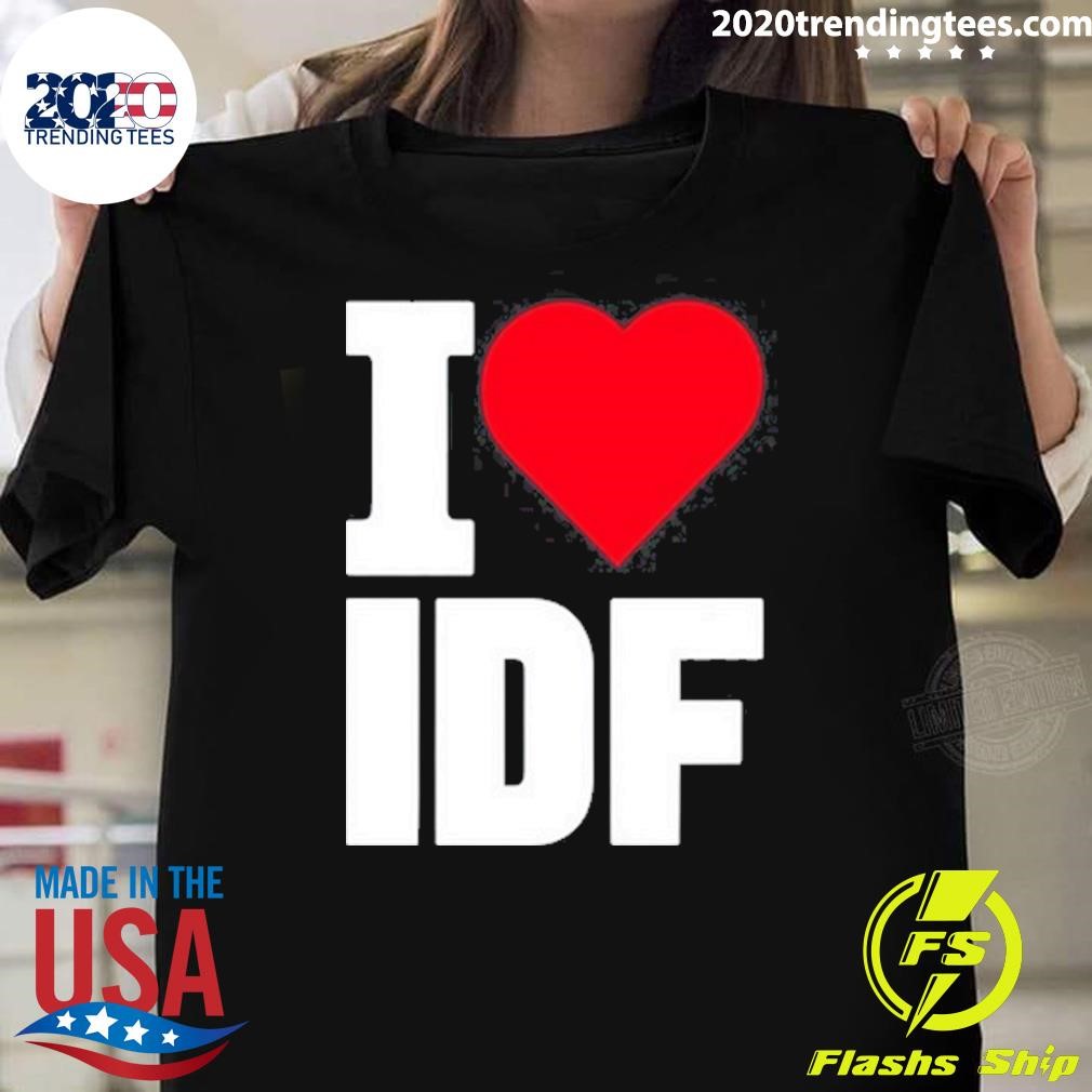 Official I Love Idf 2024 T-shirt