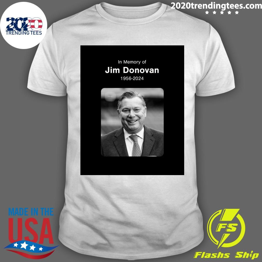 Official In Memory Of Jim Donovan 1956-2024 T-shirt