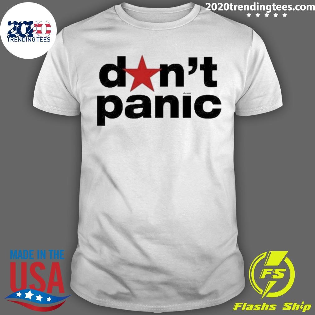 Official Lauren Sanderson Don’t Panic 2024 T-shirt