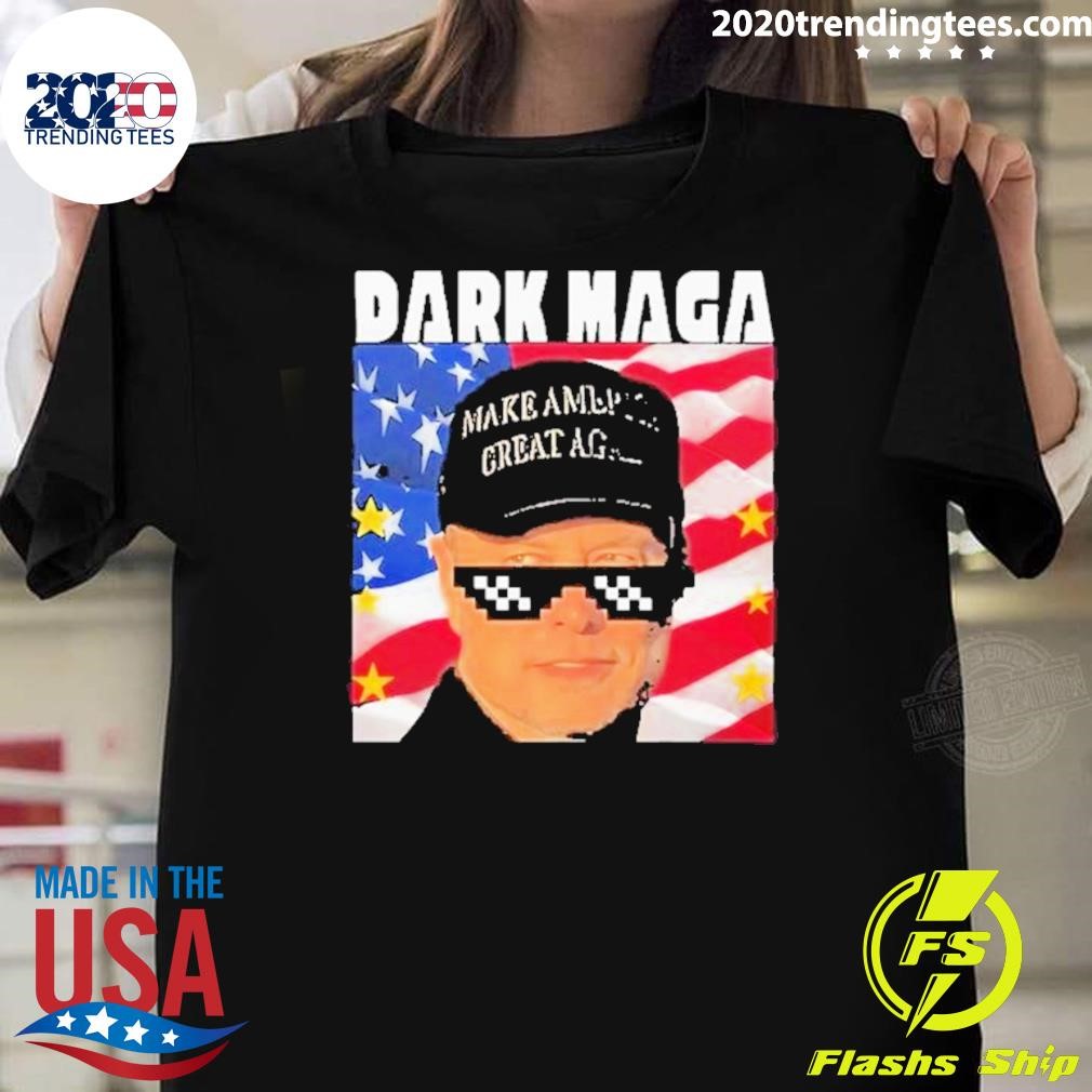 Official Maga Trump Elon Musk I’m Not Just Maga I’m Dark 2024 T-shirt