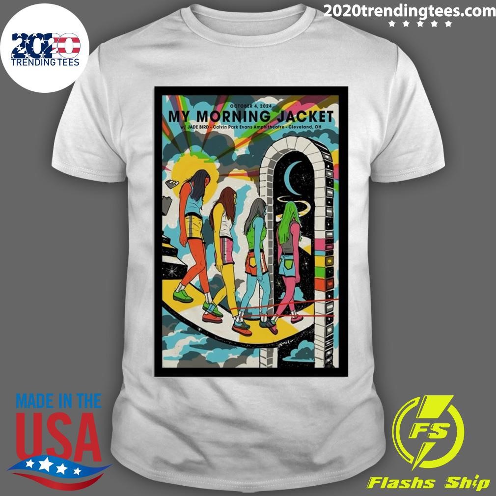 Official My Morning Jacket October 4 2024 Calvin Park Evans Amphitheatre Cleveland, OH T-Shirt