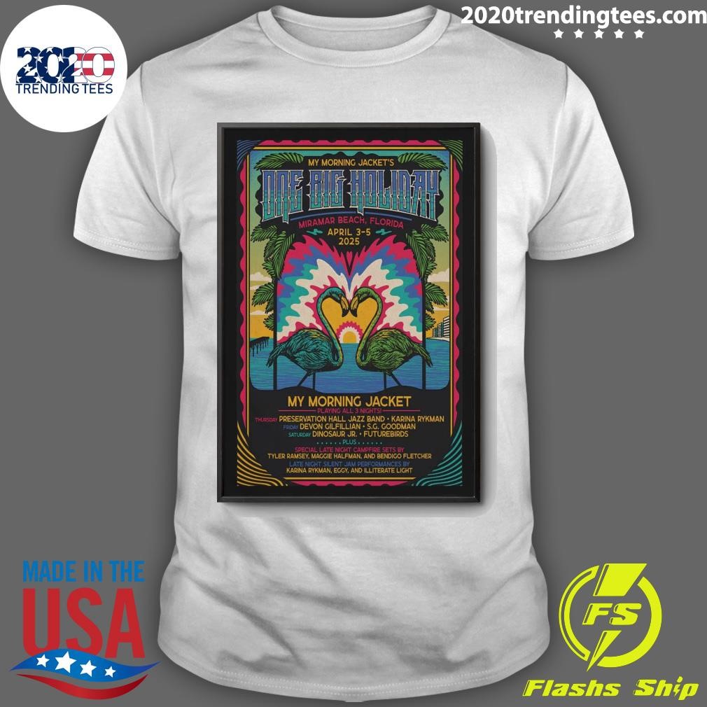 Official My Morning Jacket One Big Holiday Miramar Beach, FL Apr 3-5 2025 T-shirt