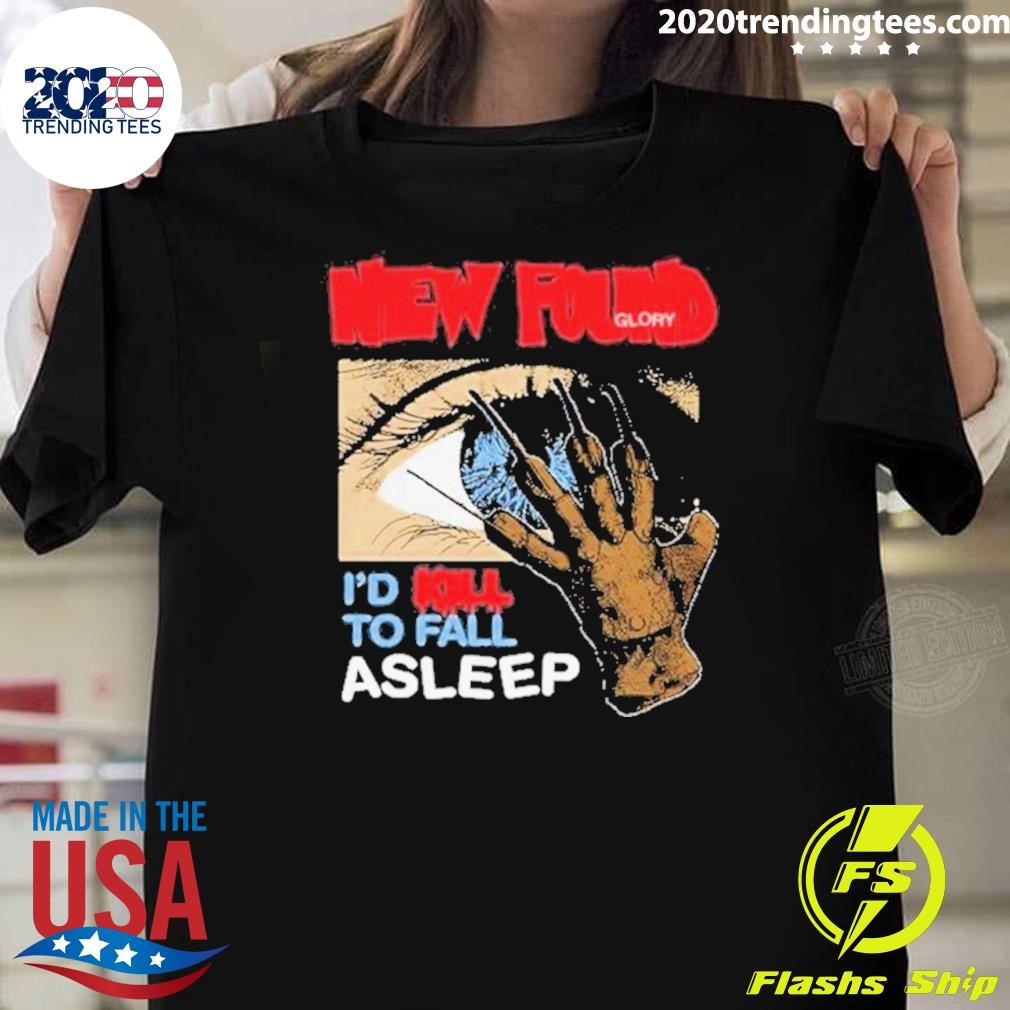 Official New Found Glory I’d Kill To Fall Asleep 2024 T-shirt