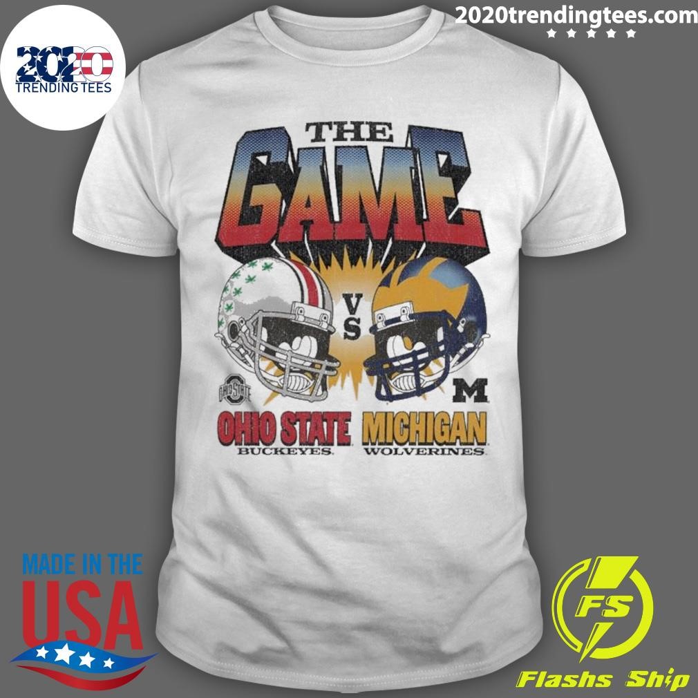 Official Ohio State Buckeyes Vs Michigan Wolverines Rivalry Dueling Ncaa ’47 Franklin 2024 T-shirt