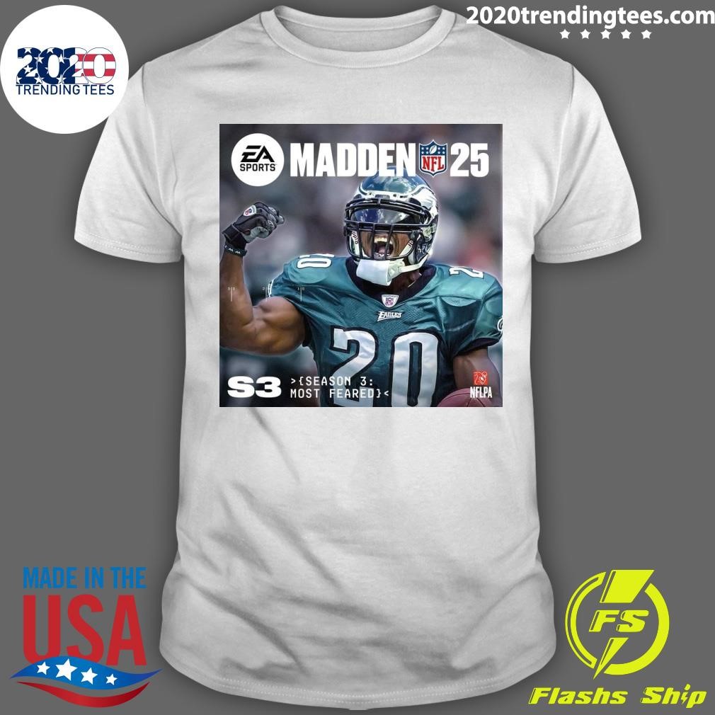 Official One of the Most Feared NFL players All Madden 25 Cover Refresh Athlete T-shirt