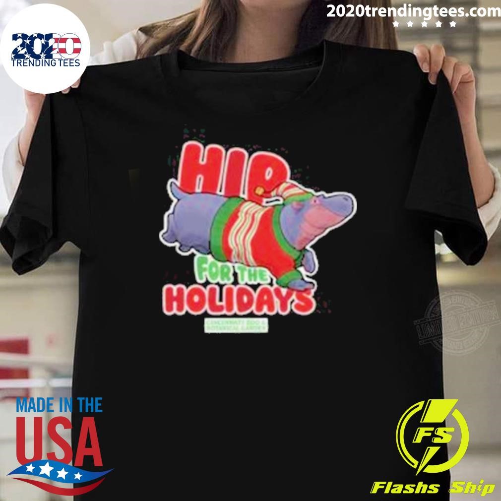 Official Pretty Hip For The Holidays Cincinnati Zoo And Botanical Garden T-shirt