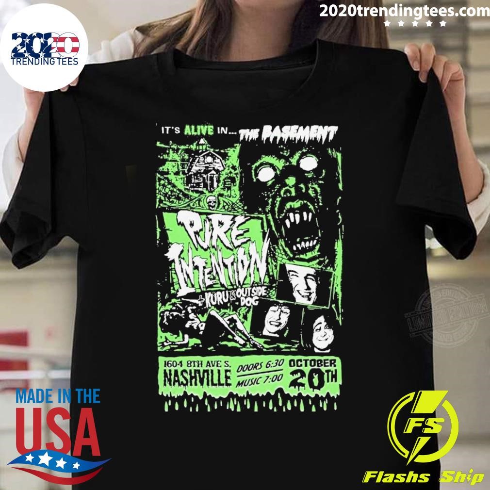 Official Pure Intention Show In Tennessee Tn On Oct 20 2024 Poster T-shirt