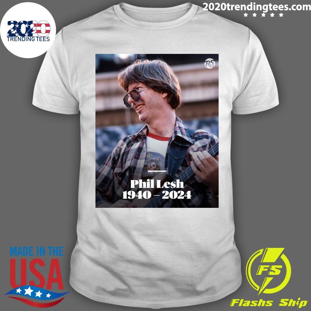 Official RIP Phil Lesh 1940-2024 T-shirt