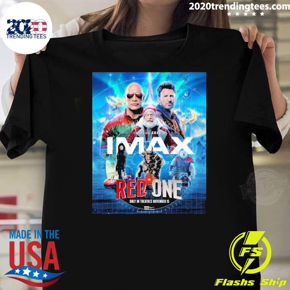 Official Red One Movie Xmas Is Bigger In Imax Poster T-shirt