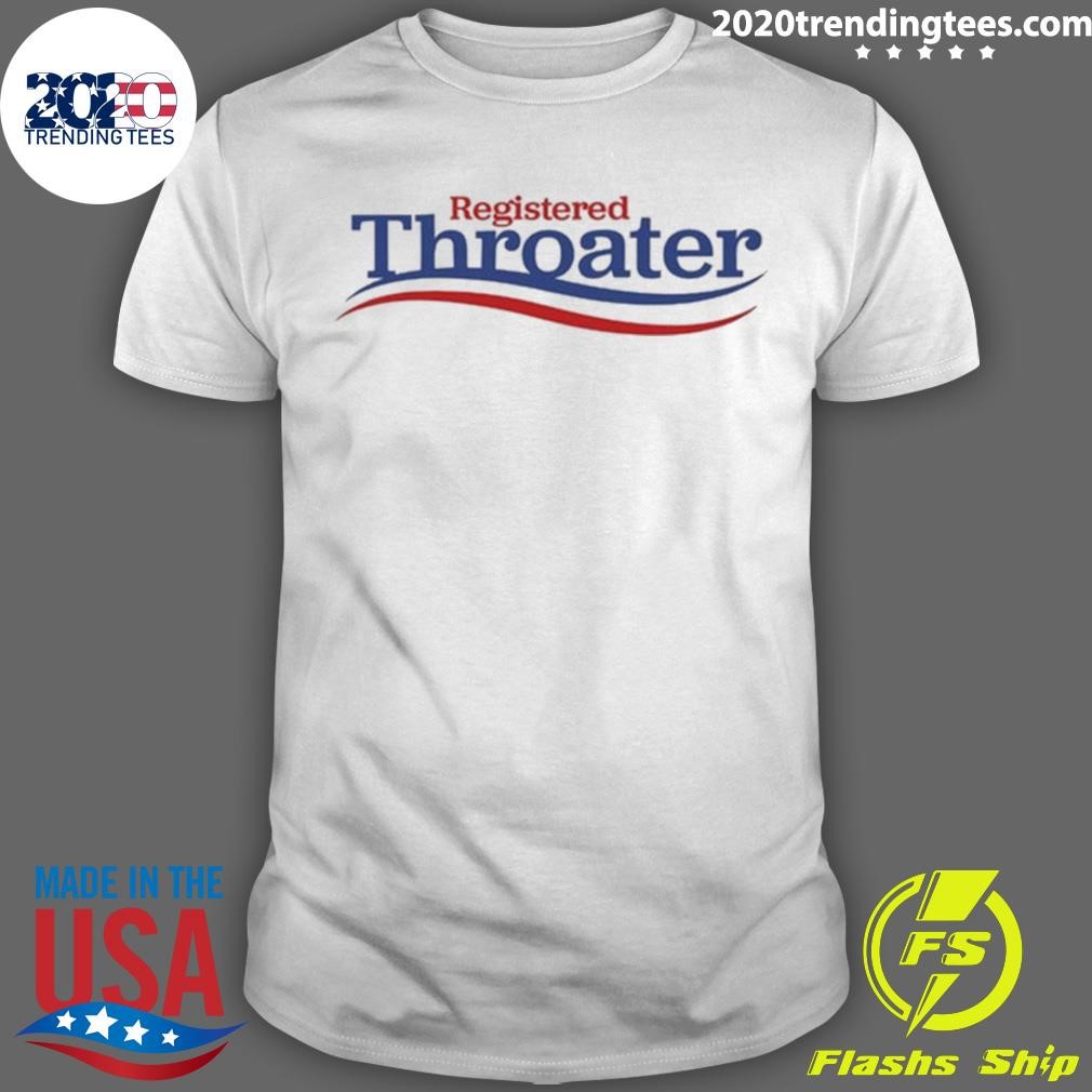 Official Registered Throater 2024 T-shirt