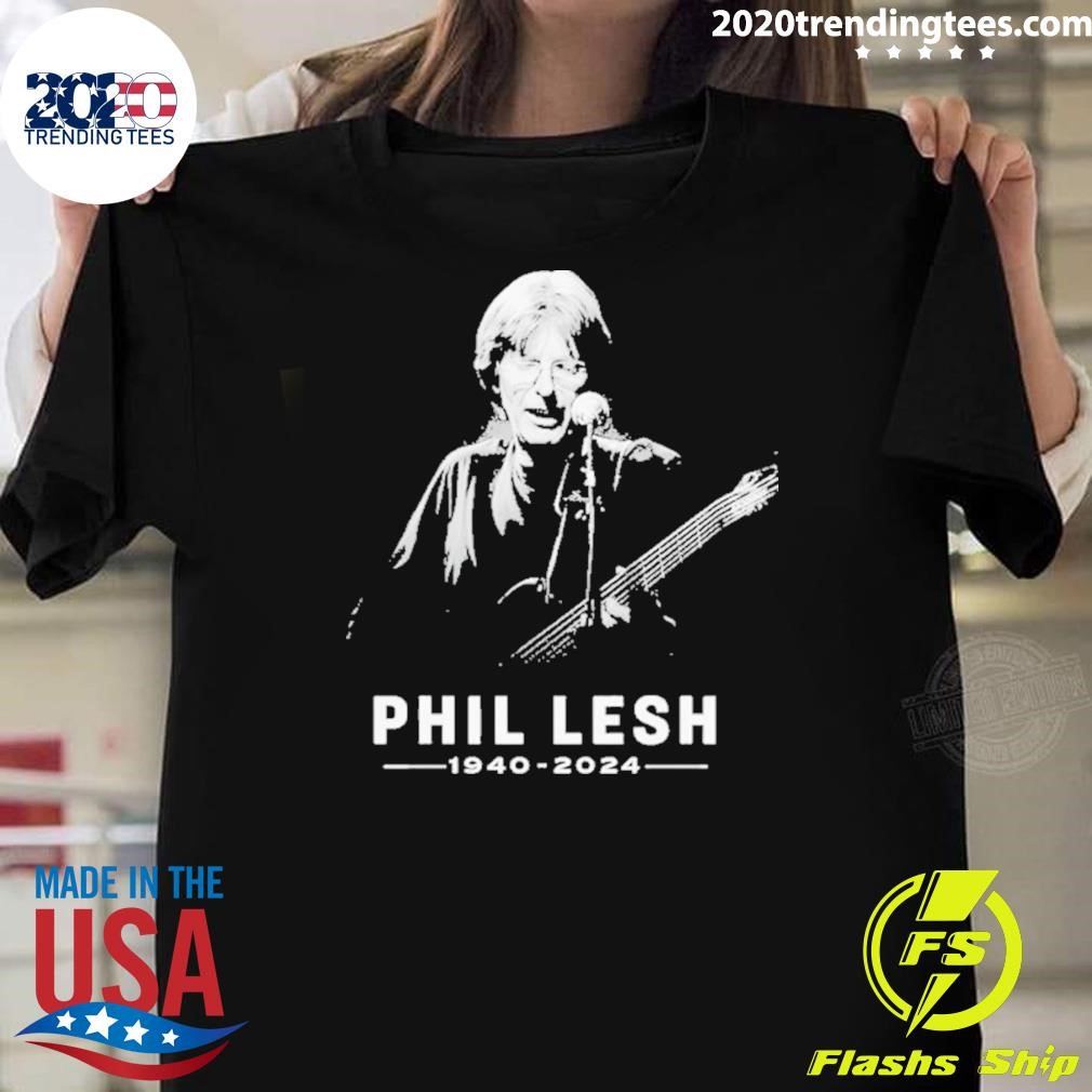 Official Rest In Peace Phil Lesh 1940-2024 Thank You For The Memories 2024 T-shirt