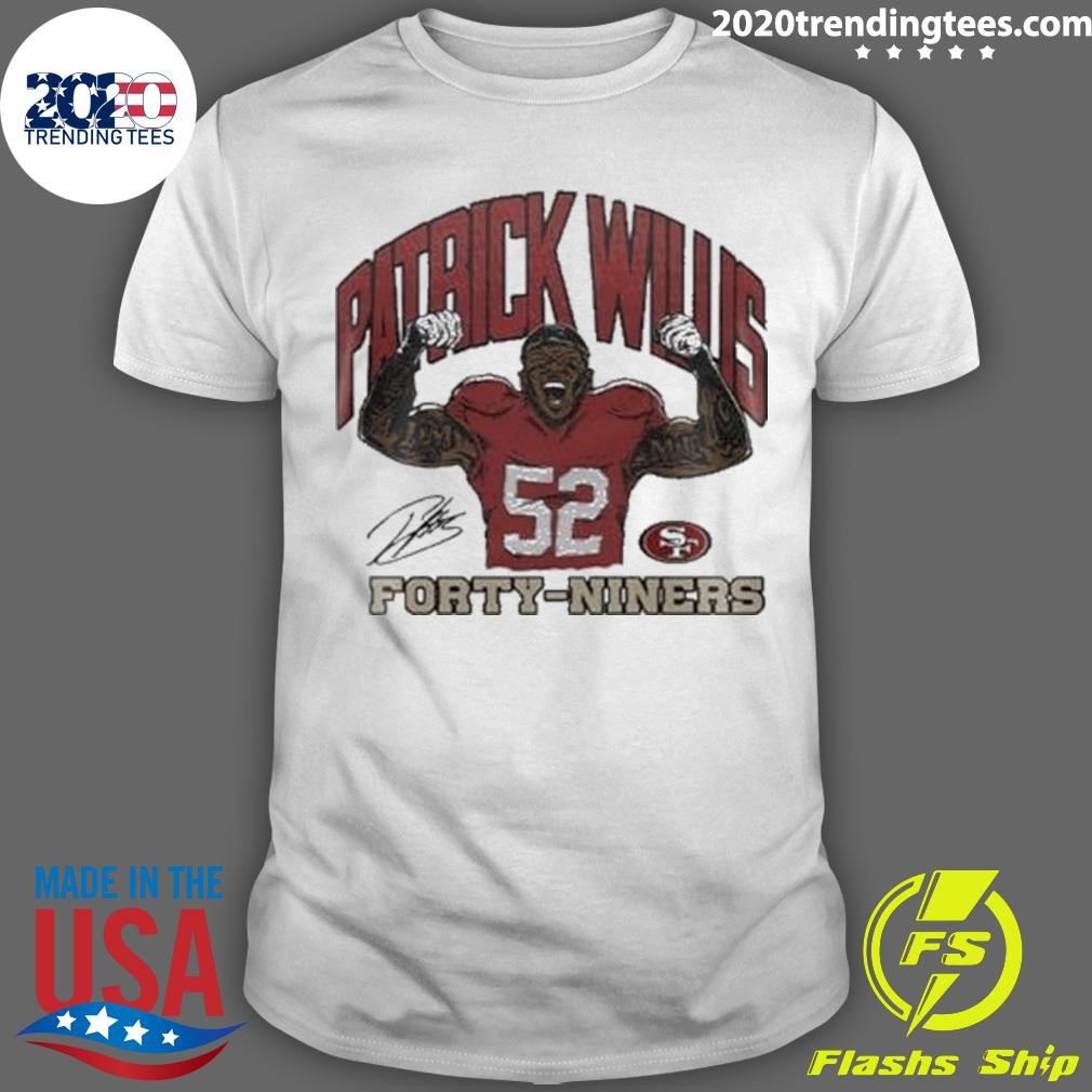 Official San Francisco 49ers Patrick Willis Forty Niners 2024 T-Shirt