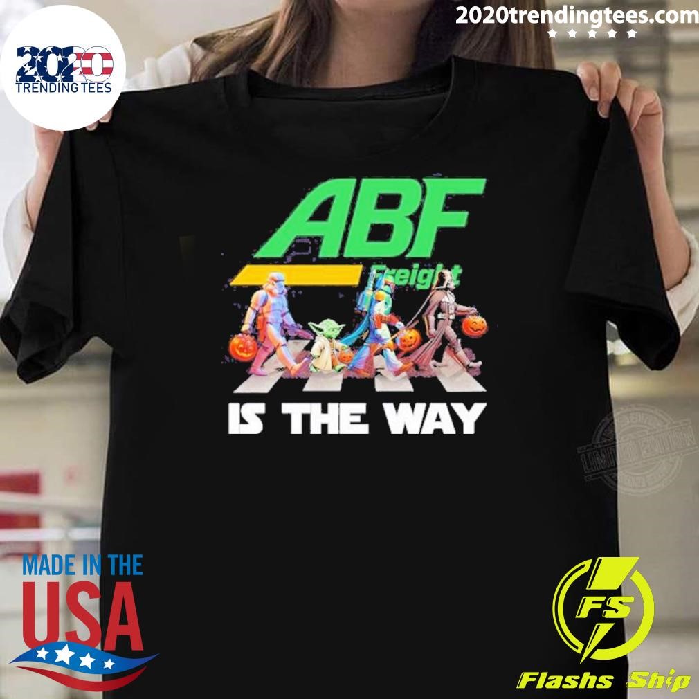 Official Star Wars Characters Abbey Road Abf Freight Is The Way Halloween 2024 T-shirt