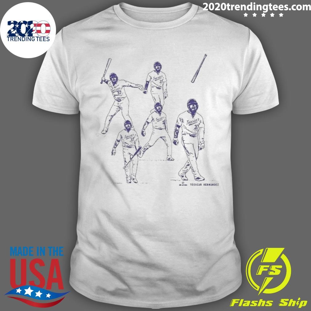 Official Teoscar Hernández Bat Flip 2204 T-shirt