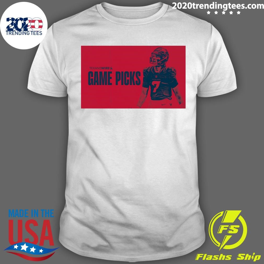 Official Texans Wire Game Picks T-Shirt