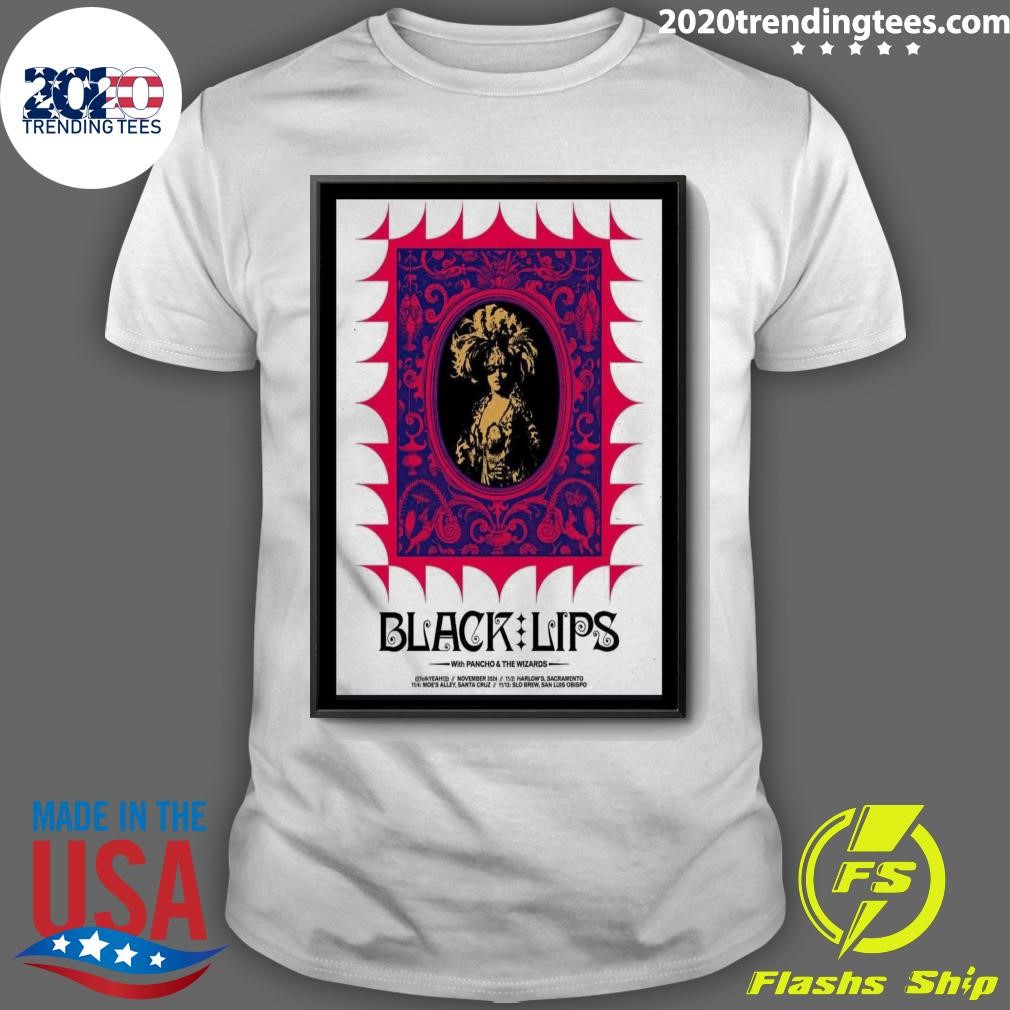 Official The Black Lips California November 2024 Tour T-shirt