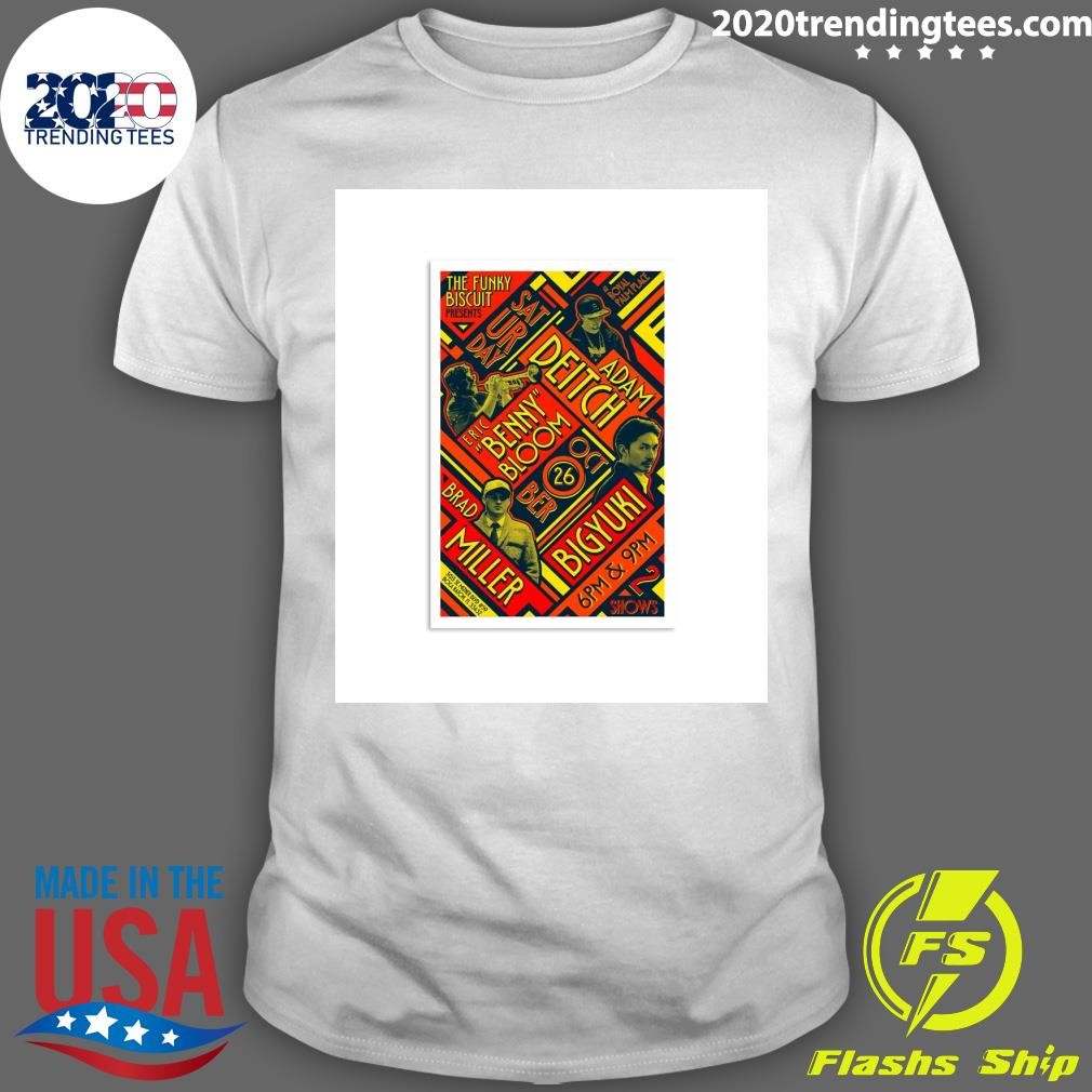 Official The Funky Biscuit Oct 26, 2024 Boca Raton, FL T-Shirt