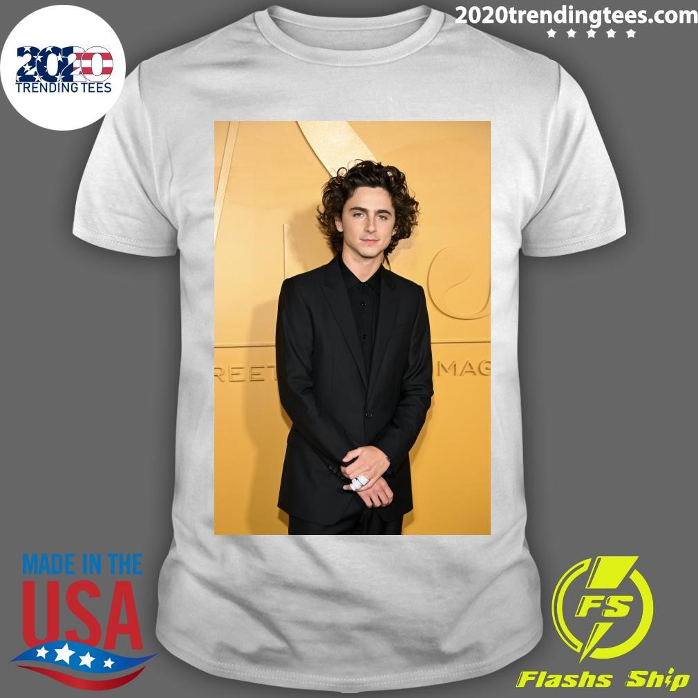 Official The Real Timothee Chalamet Crashed His Own Look-alike Contest in NYC T-shirt