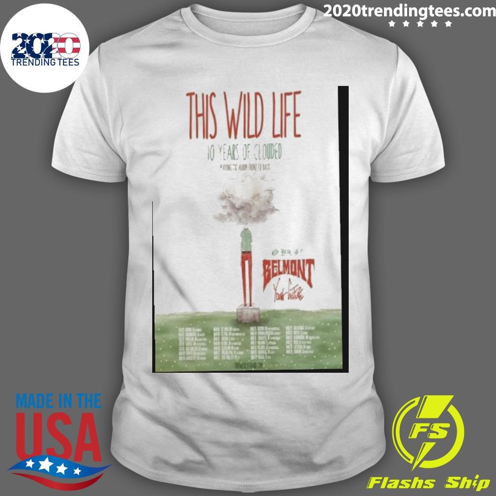 Official This Wild Life & Young Culture 10 Years Of Clouded 2024 T-shirt