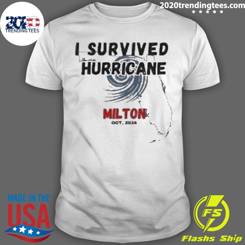 Original 2024 I Survived Hurricane Milton 2024 T-shirt