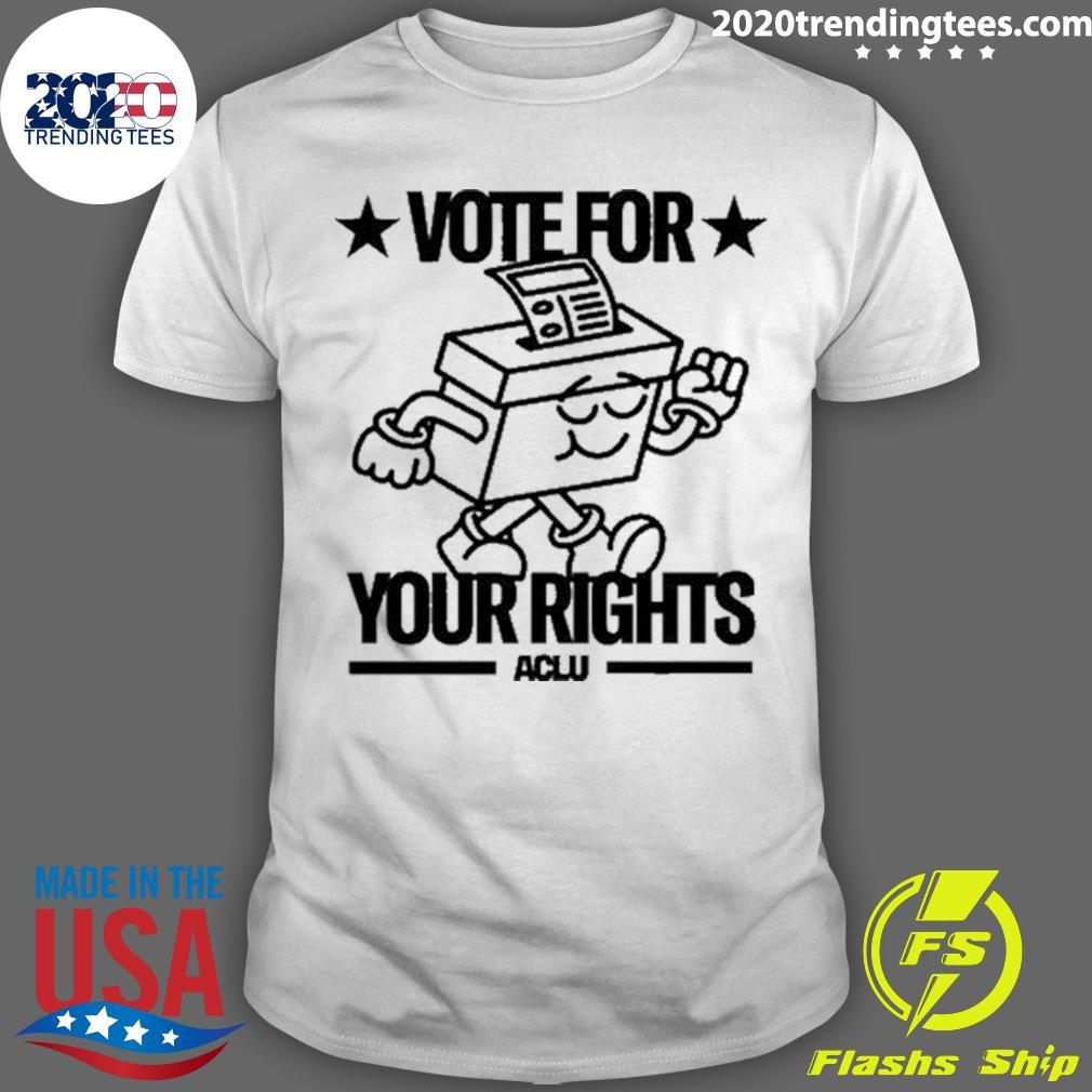 Original Aclu Vote For Your Rights T-Shirt